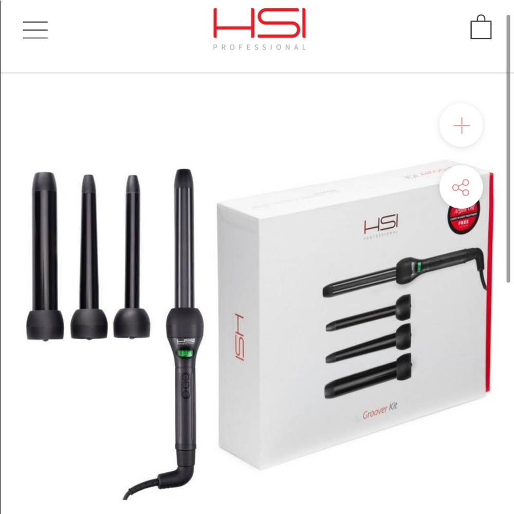 HSI Professional Curling Wand Set